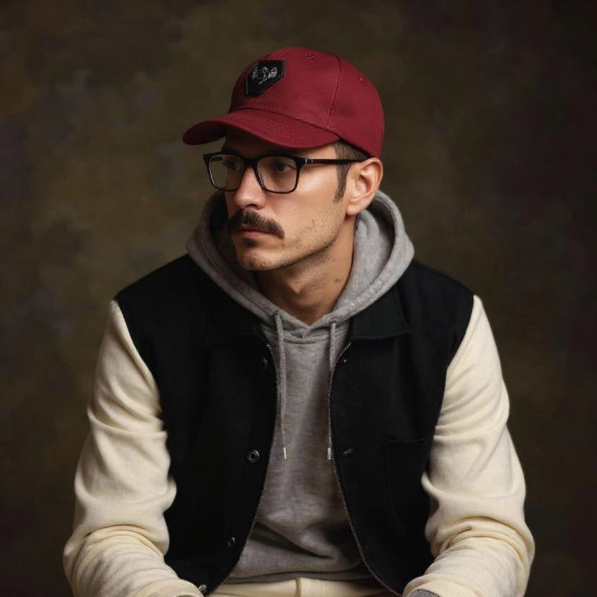 Cap/Jockey Burdeo 001