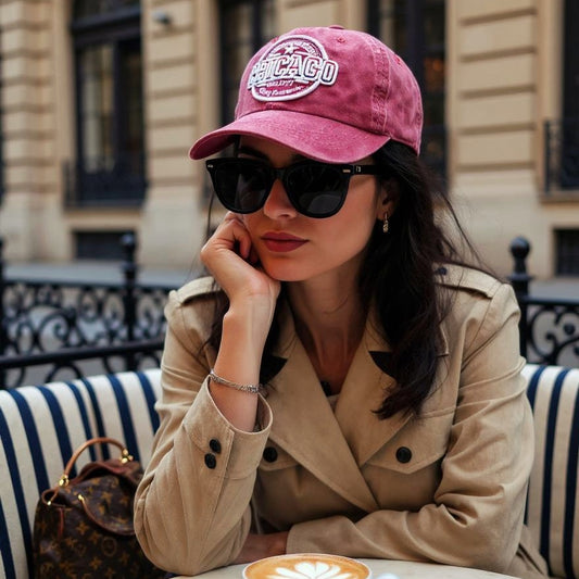 Cap/Jockey Chicago Red Coral