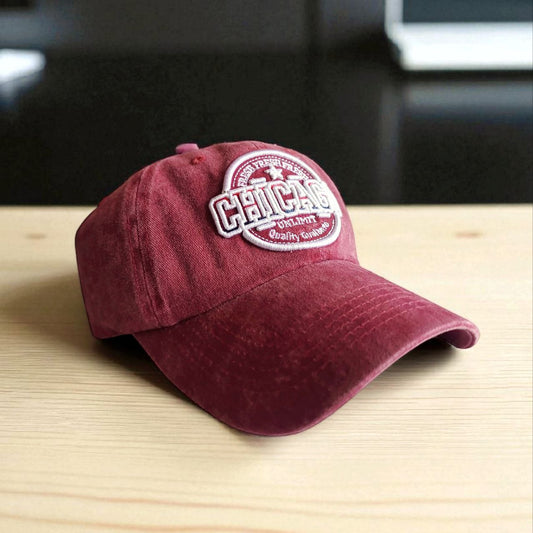 Cap/Jockey Chicago Red Coral